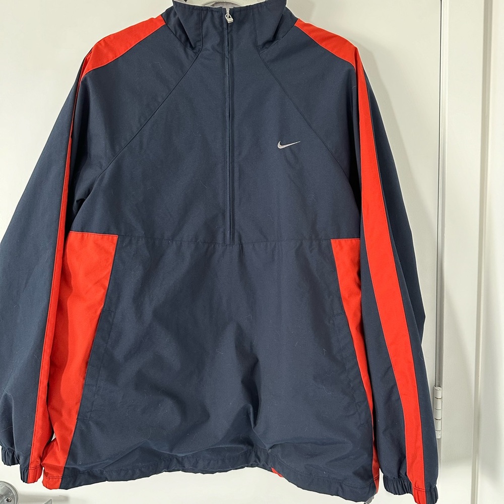 Nike Lining Jacket NWOT Size G Navy/ orange
